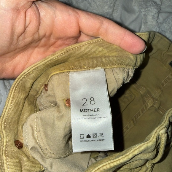 Mother Women's Yellow mustardy Jeans - Picture 4 of 4